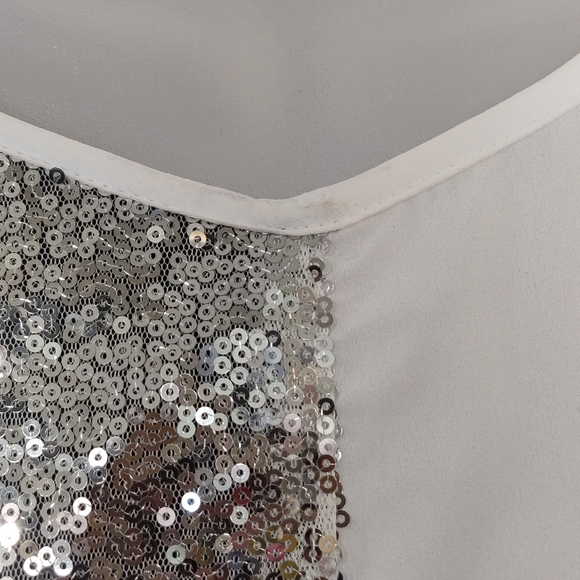 Sheer sequined shift dress - Picture 4 of 7